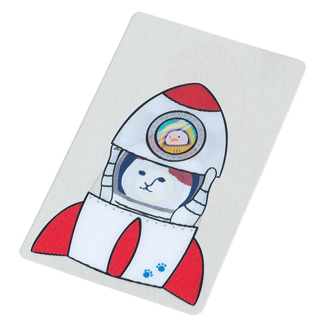 NYASAグッズ】動かすと絵柄が変わる！クリアカード ロケット