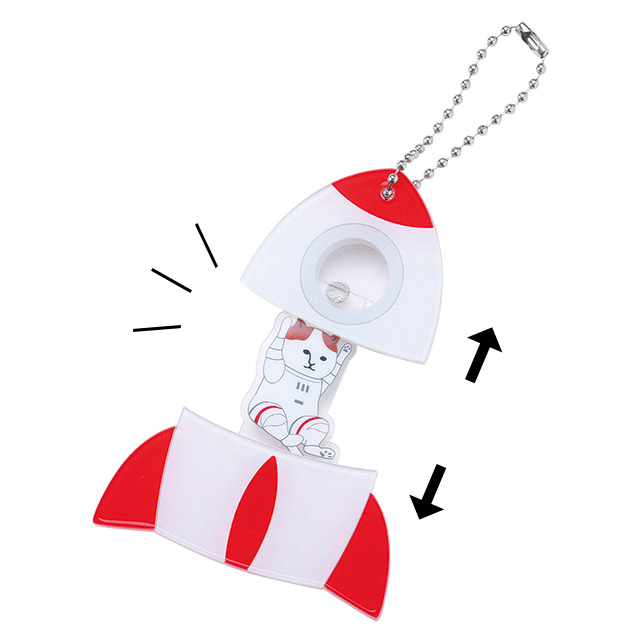【NYASAグッズ】パカッ！とアクキー ロケットNYASA ｜ ニャサ