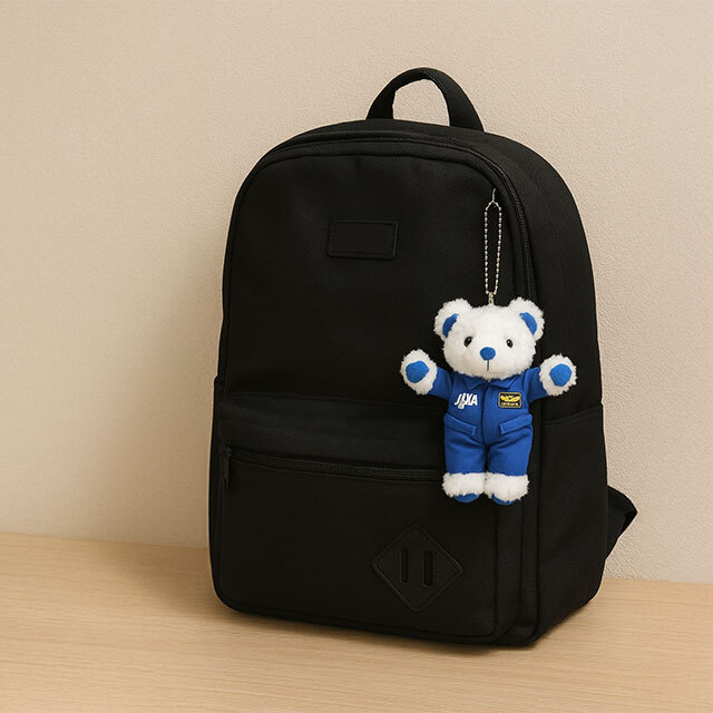 ご当地ベア　JAXA JAXAグッズ】ご当地ベア マスコットST ホワイト <JAXA LABEL>