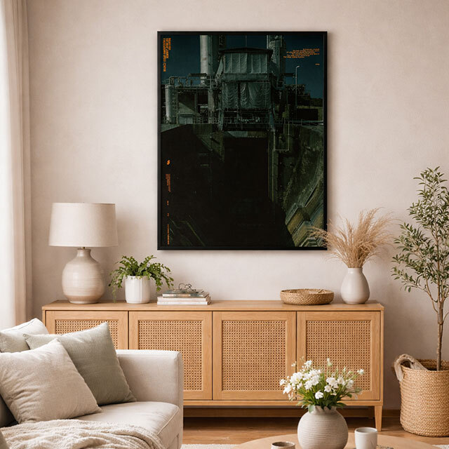 【宇宙グッズ】TNSC 液体エンジン試験場 A1ポスター