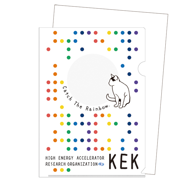 KEKグッズ】Catch The Rainbow クリアファイル