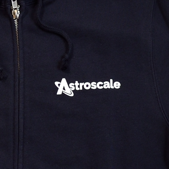 Astro Scale　パーカー　正面ロゴ