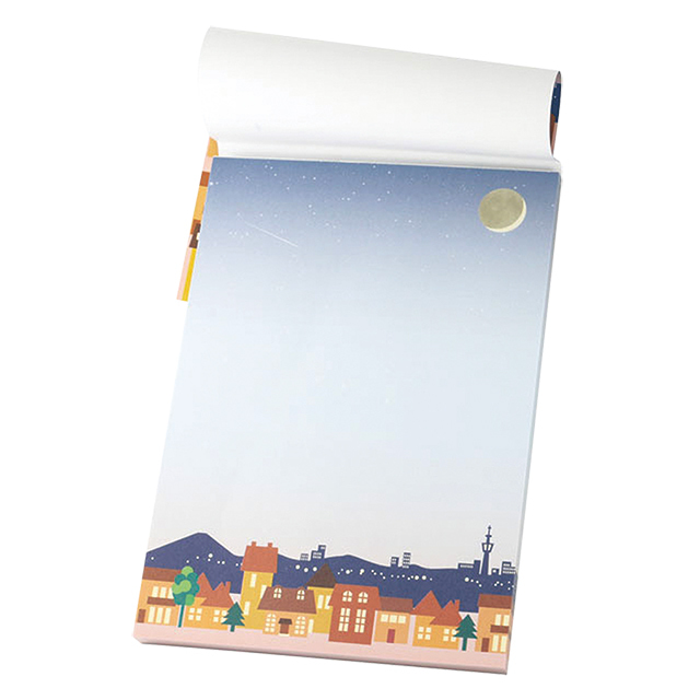 Star Party Goods】メモ帳(宵の町並柄)