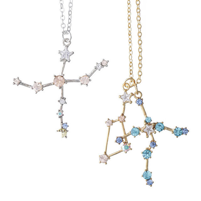 【宇宙雑貨】宙ジュエリー ｜ ネックレス（はくちょう座、こと座とわし座）