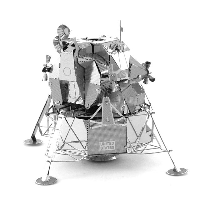 宇宙グッズ】メタリックナノパズルアポロ月着陸船