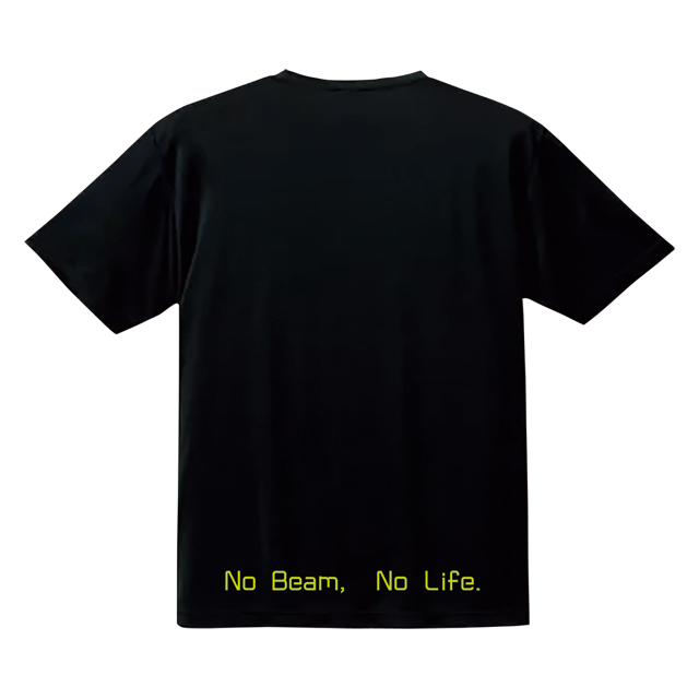 J-PARC Tシャツ no beam no life [ブラック]