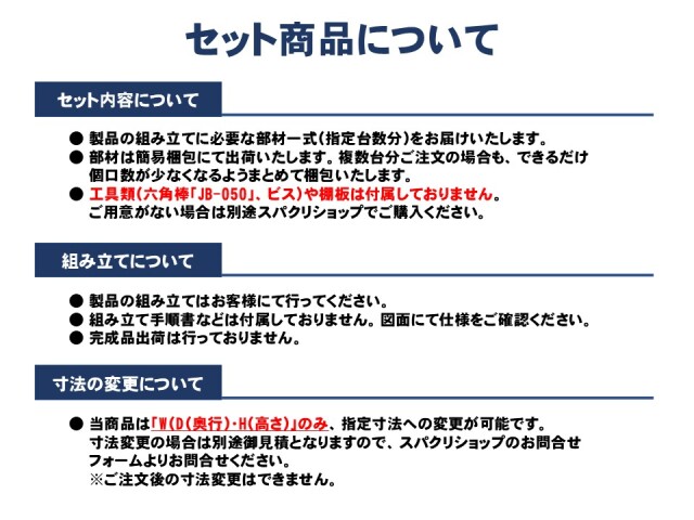 セット内容について