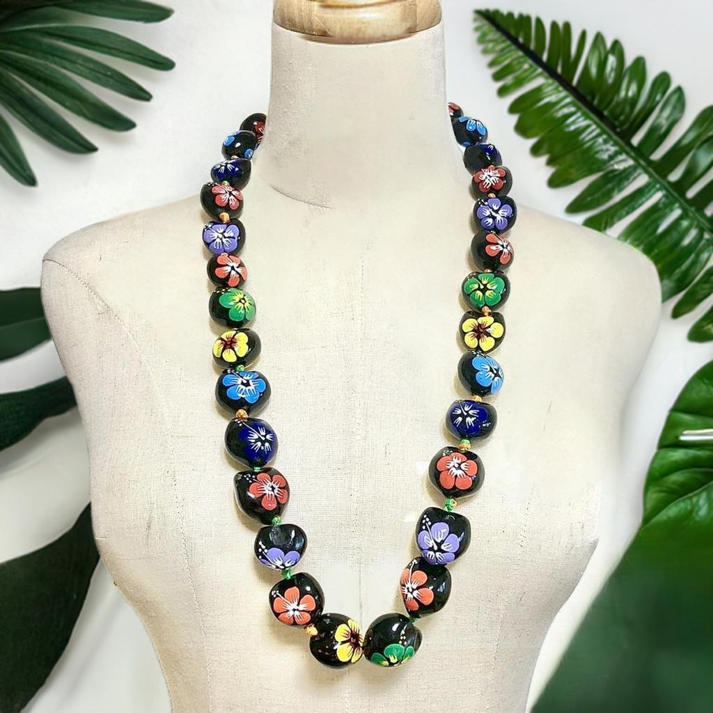 【レア】ハワイアンキルトトロピカル柄 陶器タイル 2枚セットヴィンテージ レア】ハワイアンキルトトロピカル柄 陶器タイル 2枚セットヴィンテージ