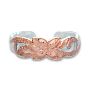 シルバートーリング（ピンクトロピカルカットアウト6mm幅）