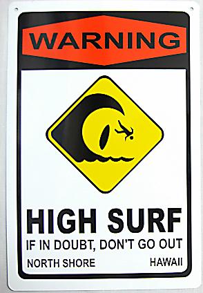 ハワイアン看板/HIGH SURF