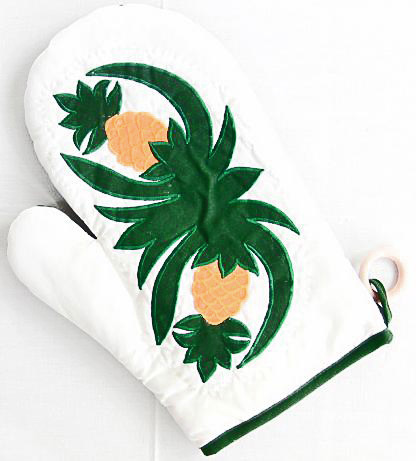 【メール便・送料無料】ハワイアン・鍋つかみ/パイナップルMC2