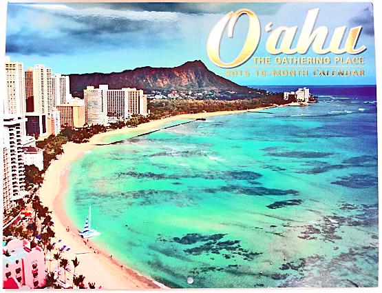【ハワイアン雑貨・最安値を目指します】ハワイアン・カレンダー2015/オアフ
