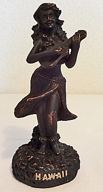 【ハワイアン雑貨・最安値を目指します】ハワイアンフラガールTIKI/ウクレレ8