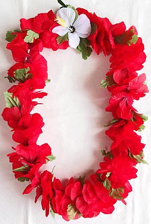 ハワイアン雑貨 最安値を目指します ハワイアンレイ ハイビスカスr