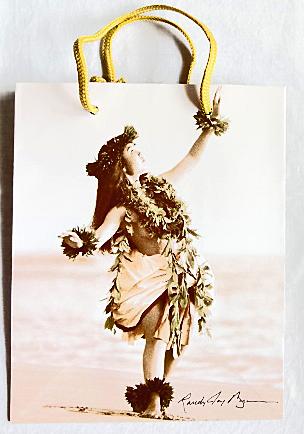 【ハワイアン雑貨・最安値を目指します】ハワイアン・ギフトバッグ・紙袋/ハワイアンM