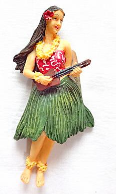 ハワイアンマグネット/ウクレレフラ