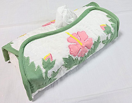 【アウトレットSALE品・メール便送料無料】ハワイアンティッシュボックスカバー/ハイビスカスMCP