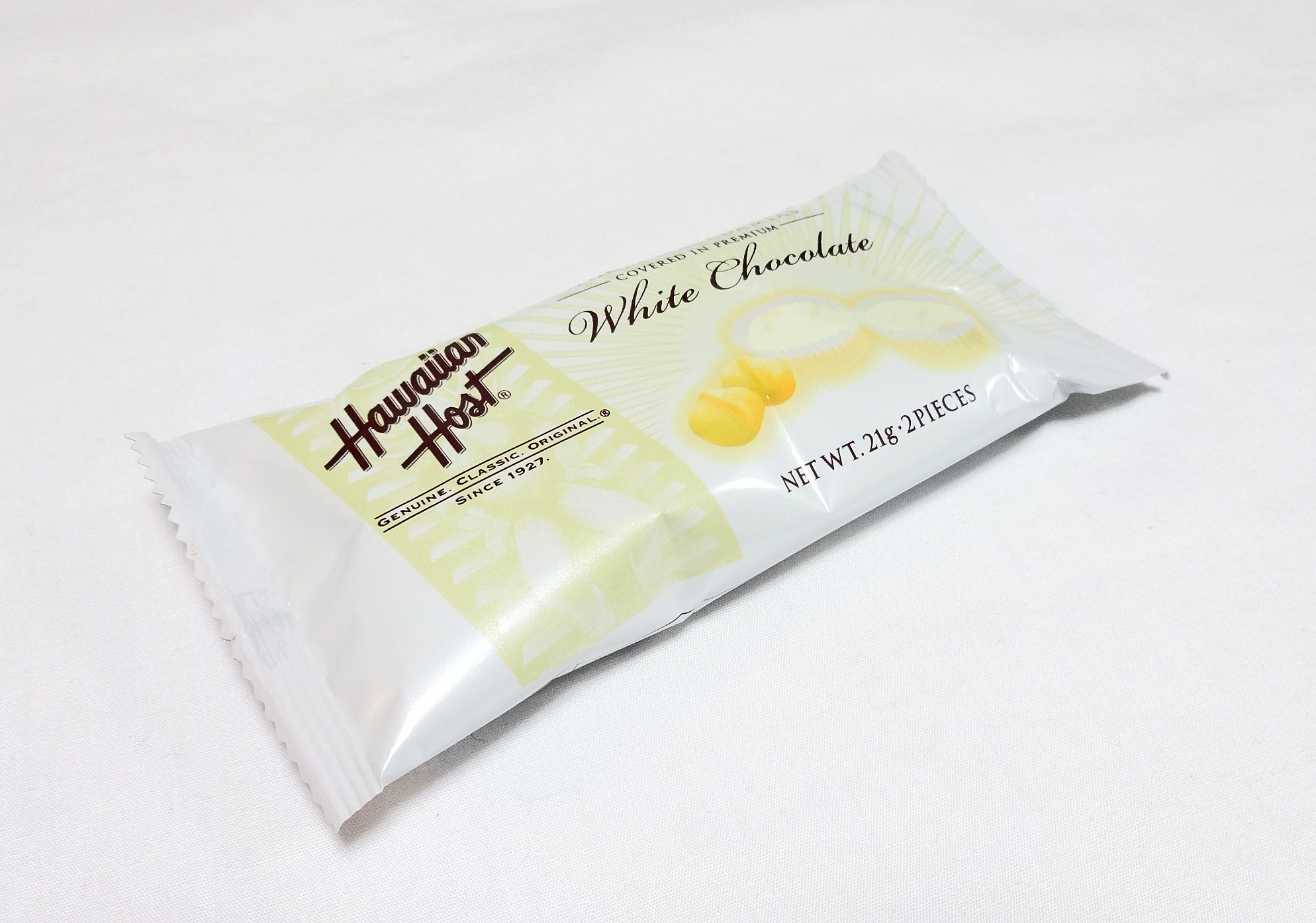 ハワイアンホースト マカダミアナッツホワイトチョコレートバー 2粒入り