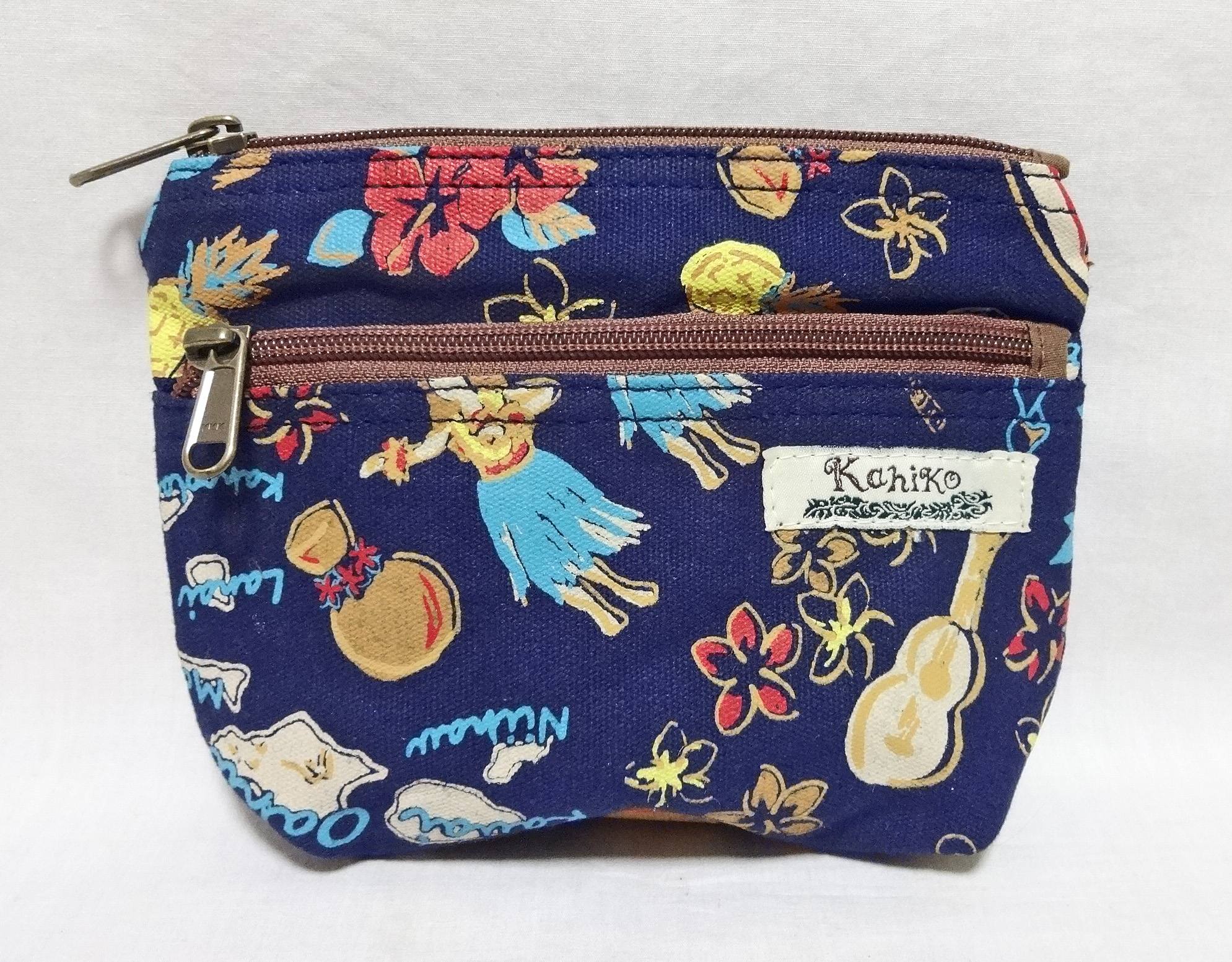 ハワイアンミニポーチ/マッピー/ネイビー