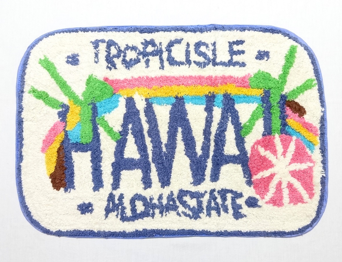 ハワイアンマット/ナンバープレート