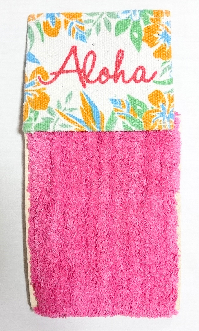 アロハボタニートイレットペーパーホルダー/ピンク