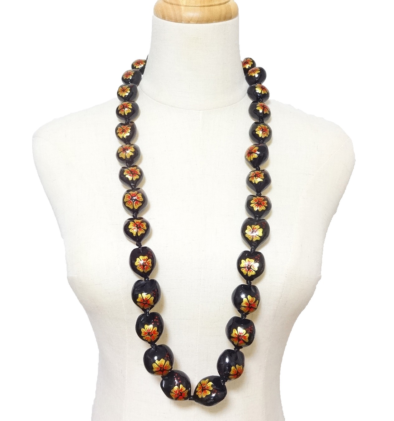 【メール便送料無料】ククイナッツレイ/MCゴールドハイビスカス