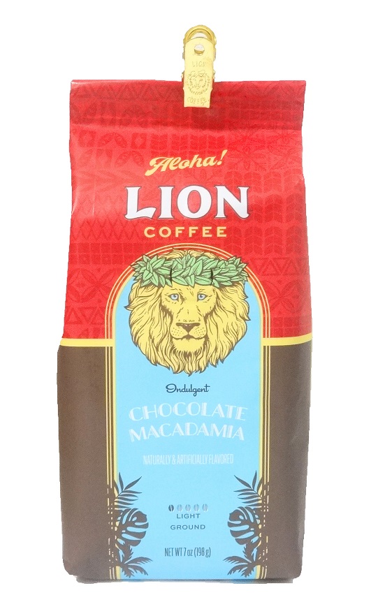 ライオンコーヒー・チョコレートマカデミア/粉タイプAD7oz(198g)