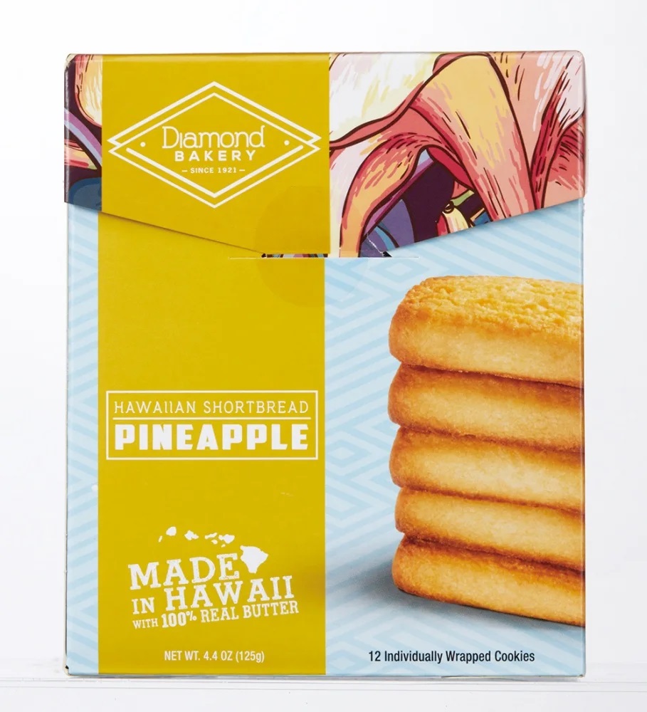 ダイアモンドベーカリー/ハワイアンショートブレッドクッキー/パイナップル（125g）