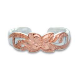 シルバートーリング（ピンクトロピカルカットアウト6mm幅）