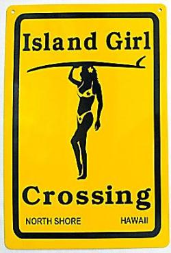 ハワイアン看板/Island Girl