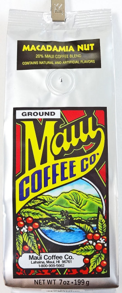 マウイコーヒーカンパニー/マカダミア・20％マウイコーヒー/粉タイプ7oz(198g)