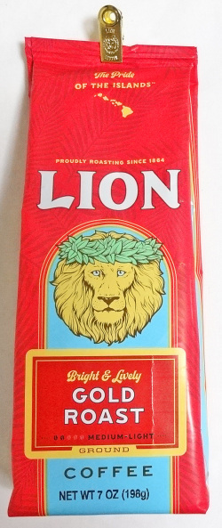 ライオンコーヒー・ライオンゴールド/粉タイプAD7oz(198g)