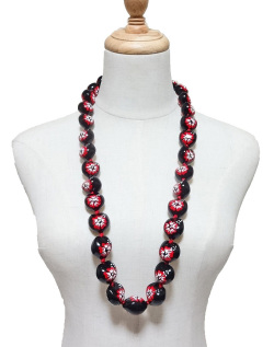 【メール便・送料無料】ククイナッツレイ/レッドハイビスカス