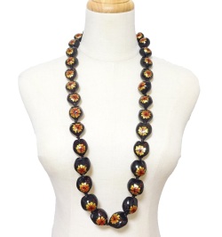 【メール便送料無料】ククイナッツレイ/MCゴールドハイビスカス