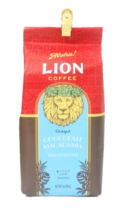 ライオンコーヒー・チョコレートマカデミア/粉タイプAD7oz(198g)