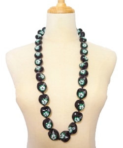 【メール便・送料無料】ククイナッツレイ/グリーンハイビスカス