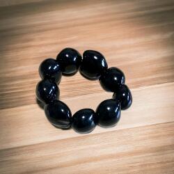 【メール便送料無料】ククイナッツブレスレット/ブラック