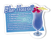 【SALE品・メール便送料無料】ハワイアンマグネット/ブルーハワイ