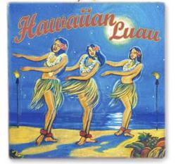 【セール品】ハワイアン・アートタイル（Hawaiian Luau）