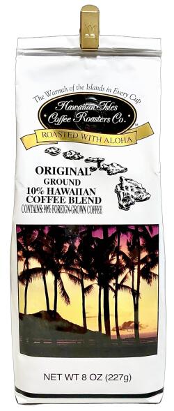 【1袋あたり1980円】ハワイアンアイルズコーヒー/オリジナル10％Hawaiian Coffee/粉タイプ(227g)×12袋