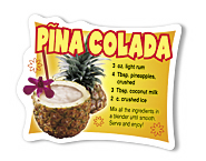 【SALE品・メール便送料無料】ハワイアンマグネット/ピナコラーダ