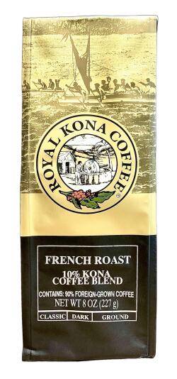 ロイヤルコナコーヒー/フレンチロースト/10%KONA粉タイプAD8oz(227g)