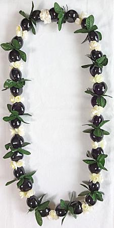 ハワイアン雑貨・最安値を目指します】ククイナッツレイ/ブラック