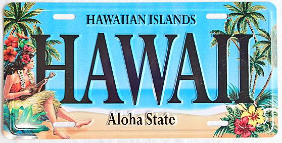 羽合町看板　ハワイ看板 羽合町看板 ハワイ看板