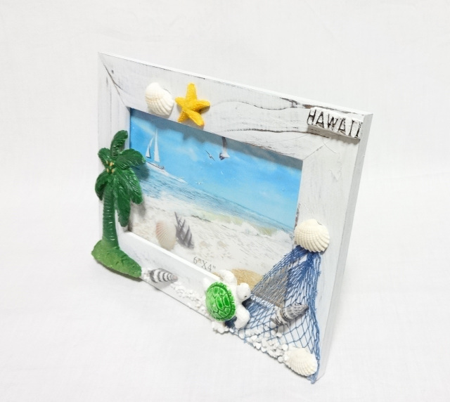 ハワイアン・マリンフォトフレーム（写真立て）/パームツリー