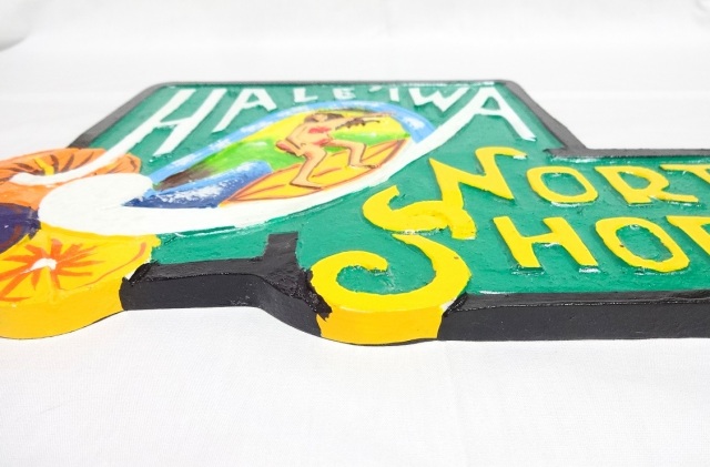 ノースショア・ハレイワガール看板/壁掛け