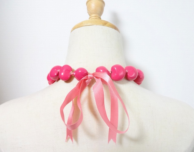 ククイナッツレイ・チョーカー/ピンク