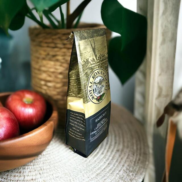 ロイヤルコナコーヒー/ヘーゼルナッツ・粉タイプAD8oz(227g)