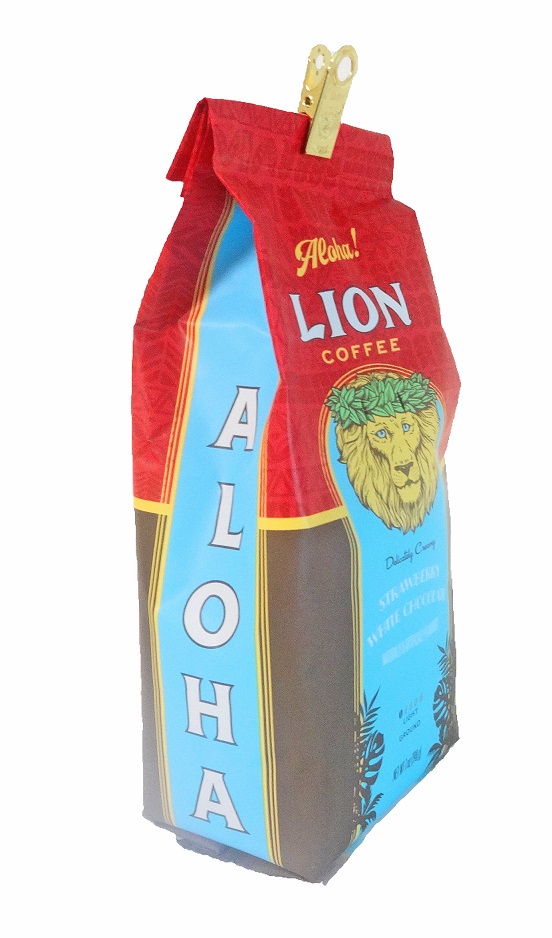 ライオンコーヒー・ストロベリーホワイトチョコレート/粉タイプ7oz(198g)