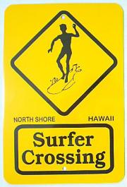 【ハワイアン雑貨・最安値を目指します】ハワイアン看板/SURFER01